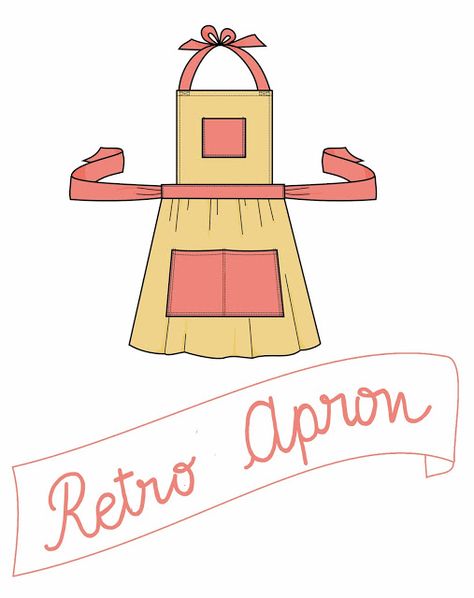 pauline alice - retro apron tutorial, pattern Apron Patterns Free, Retro Apron Patterns, Free Apron Pattern, Vintage Apron Pattern, Apron Pattern Free, Vintage Style Aprons, Cute Apron, Apron Tutorial, Betty Draper