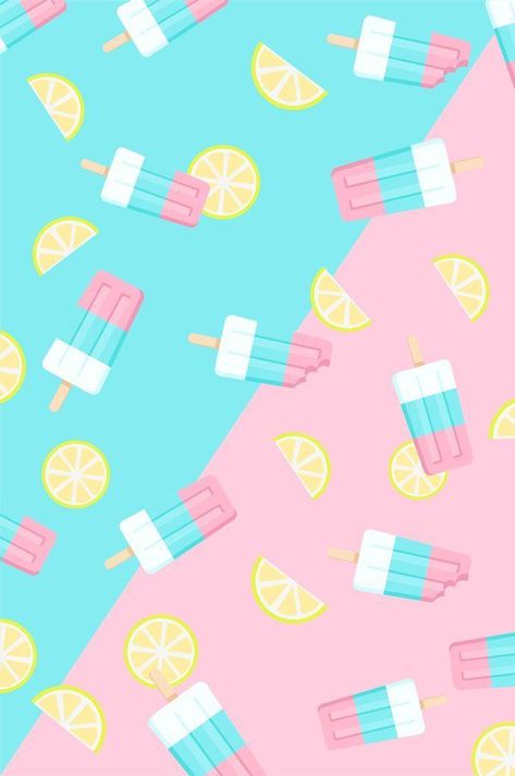 Popsicle Wallpaper, Fun Wallpapers, Watch Background, Popsicle Holders, Beautiful Summer Wallpaper, Cute Home Screen Wallpaper, Pusheen Cute, Summer Wallpapers, Cellphone Background