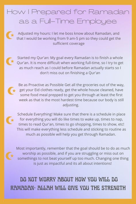 Ramadan Prep
WFH
Full-time Ramadan Preparation, Ramadan Prep, Preparing For Ramadan, Be Proactive, For Ramadan, Time To Eat, Full Time Work, Ramadan, Quran