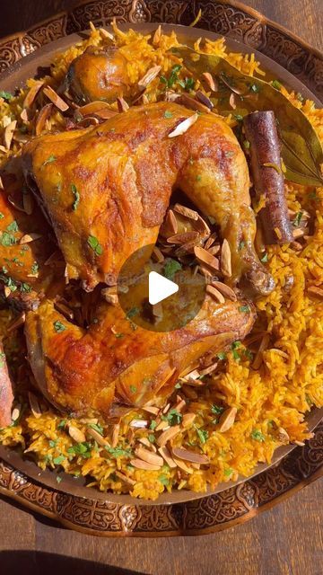 ‎♥️🇵🇸بنت فلسطين‎ on Instagram: "Saudi Chicken Kabsa  This kabsa is one of the best kabsas you'll ever taste. Its authentic, delicious and easy to make. It may sound complicated but its one of the easiest dishes ever. I even wrote how to mix your own ground spices instead of using a storebought mix!   Click the link in bio for full recipe  #kabsa #saudikabsa #chickenkabsa #kabsarice #saudirice #middleeastern #middleeasternfood #arabicfood #arabfood" Kabsa Recipe Arabic Food, Chicken Kabsa Recipe, Saudi Kabsa Recipe, Kabsa Recipe Chicken, Arabic Chicken Recipes, Kabsa Recipe, Arabic Dishes, Red Chicken, How To Mix