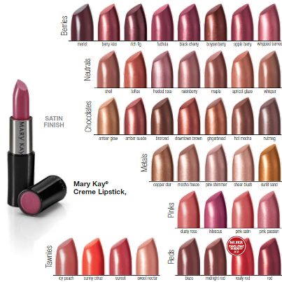 Mary Kay Creme Lipsticks!!! Mary Kay Lipstick Colors, Mary Kay Office, Mary Kay Lipstick, Mary Kay Facebook, Selling Mary Kay, Imagenes Mary Kay, Mary Kay Skin Care, Mary Kay Ash, Mary Kay Consultant