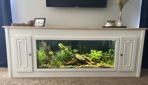 Aquarium Under Tv, Aquarium Stands, Backdrop Tv, Fish Tank Stand, Under Tv, Son Bedroom, Aquarium Terrarium, Tank Stand, Aquarium Stand