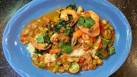 Samuelsson's shrimp and grits recipe is from his new cookbook, "The Rise." Gma Recipes, Shrimp Grits Recipe, Marcus Samuelsson, Shrimp N Grits Recipe, Cookie Cups Recipe, Grits Recipe, Shrimp Grits, Shrimp And Grits, Shrimp N Grits