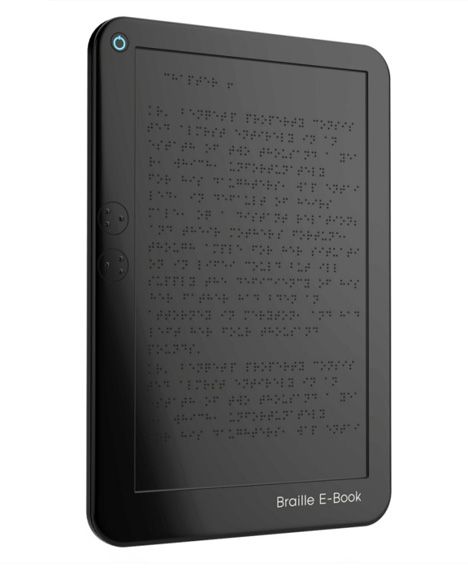 Braille E-Book Braille Literacy, Kiosk Design, Low Vision, Assistive Technology, Yanko Design, Universal Design, Cool Tech, E Reader, Urban Planning