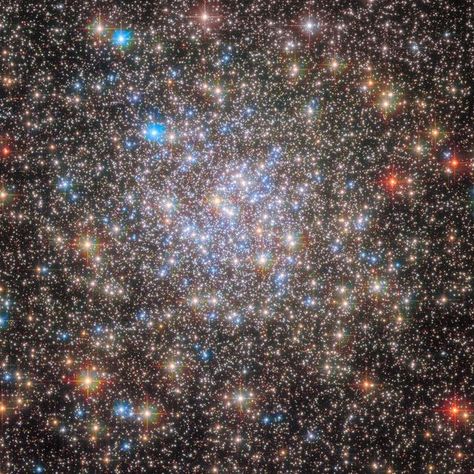 Hubble Space Telescope on Instagram: "Welcome to the first #HubbleFriday of 2023! This image features the star cluster NGC 6355, which is classified as a globular cluster – a collection of stars that can range from tens of thousands to millions of stars, all bound together by their mutual gravitational attraction into a roughly spherical shape. NGC 6355 resides within our own Milky Way Galaxy at a distance of about 50,000 light-years. Read more at the link in our bio! Image description: Star Milky Way, The Universe, Universe, Stars