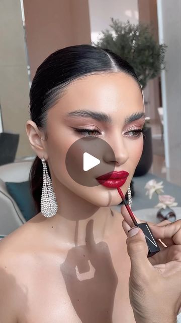 Ido Raphael Zadok on Instagram: "What do you think about red lipstick for bride? #weddings #wedding #indianwedding #india #makeupbride #bridemakeup #vipmakeupservice #Santorini #lakecomo #italianwedding #greecewedding #romewedding #mykonos #mykonoswedding #francewedding #makeuphairwedding #vipglam #internationalwed" Red Lip Bridal Makeup, India Makeup, Rome Wedding, Mykonos Wedding, Greece Wedding, Makeup Services, France Wedding, Bride Makeup, Italian Wedding