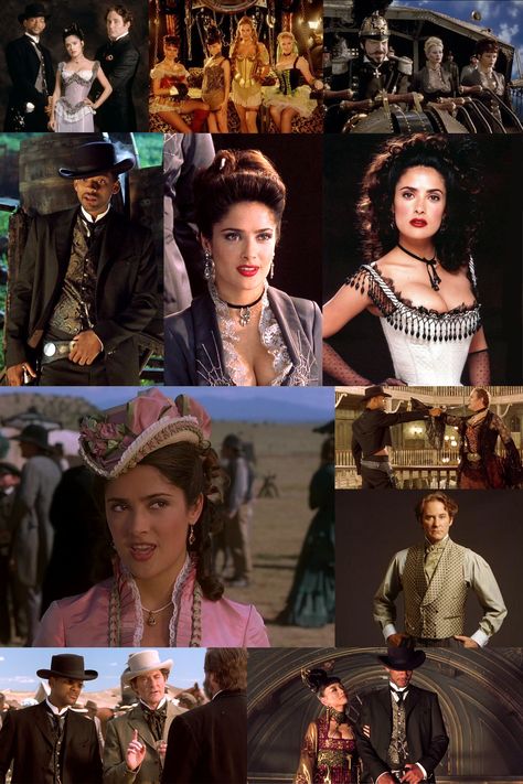 Rita Escobar - Salma Hayek - Wild Wild West 1999 Wild Wild West Movie, Wild West Hairstyles, Wild West Costume Women Diy, Wild West Women, Black Panther Halloween Costume, Wild West Costumes, Saloon Girls, Selma Hayek, Wild West Theme