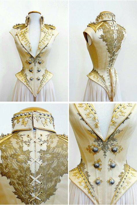 Pirate Haute Couture, Baroque Outfit, Fancy Corset, Steampunk Couture, 18th Century Costume, Bridal Dress Fashion, Steampunk Costume, Figure Skating Dresses, Fantasy Clothing