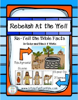 Rebekah no Well Re-Tell Scene imprimíveis #Biblefun Rebecca At The Well Bible Craft, Isaac And Rebecca Bible Story, Isaac And Rebekah Activities, Rebekah Bible Craft, Rebekah And Isaac Craft, Issac And Rebekah Craft Activities, Issac And Rebekah Craft, Rebekah At The Well Craft, A Wife For Isaac Bible Craft