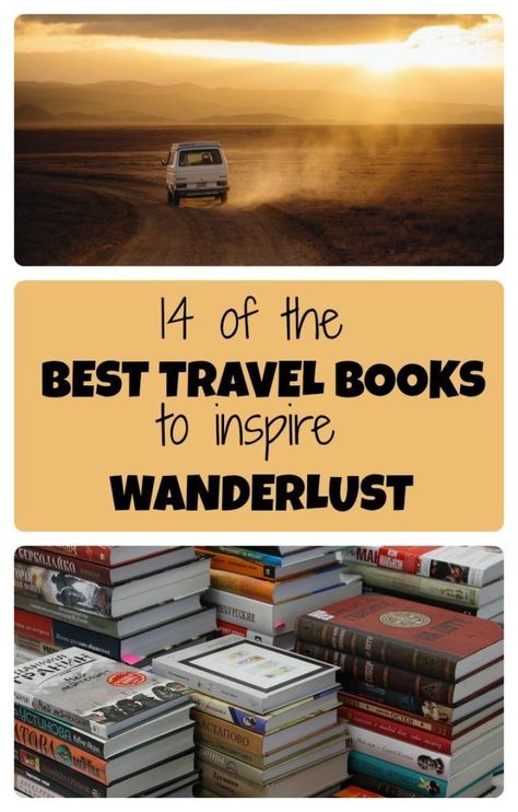 14 of the best travel books meant to inspire wanderlust, road trips, amazing destinations and vacations, and lead an adventure filled life Best Travel Books, Books And Tea, Literary Travel, Travel Books, Travel Reading, The Windy City, Ways To Travel, Travel Alone, E Reader