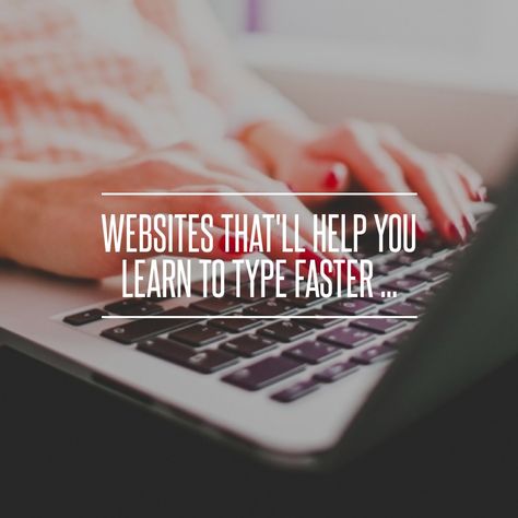 #Websites That'll Help You Learn to Type #Faster ... → #Lifestyle #Keyboard How To Type Faster On A Keyboard, Type Faster, Fast Typing, Learn To Type, Typing Games, Online Games, Games To Play, Keyboard, The Top