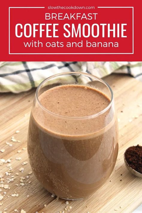 Stomach Smoothie, Healthy Coffee Smoothie Recipes, High Protein Breakfast Smoothies, Fiber Drink, Walnut Smoothie, Coffee Smoothie Healthy, Smoothie With Banana, Coffee Breakfast Smoothie, Protein Breakfast Smoothie