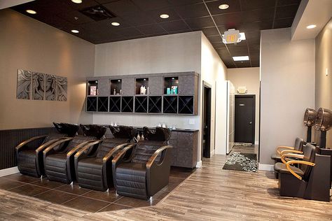 Salon Shampoo Area, Shampoo Station, European Beauty, Hair Salon Interior, Salon Shampoo, Styling Stations, Hair Salon Decor, Spa Interior, Salon Suites