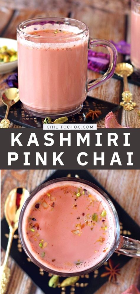 Hot Tea Aesthetic, Hot Milk Tea, Kashmiri Tea, Kashmiri Chai, Spiced Tea, Chai Tea Recipe, Green Tea Leaves, Tea Drink Recipes, Fall Drink