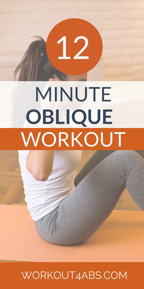 Looking to tone and sculpt your oblique muscles from the comfort of your home? Our article introduces a 12-minute oblique workout that will leave you feeling stronger and more defined. With easy-to-follow exercises and minimal equipment required, you can target your side abs effectively. Get ready to sweat and unleash the power of your obliques with this efficient home workout routine! Oblique Ab Workout, Exercises For Obliques, Oblique Exercises For Women, Side Ab Workout, Oblique Muscles, Upper Ab Workout, Abs And Obliques Workout, Core Exercises For Women, Oblique Crunches