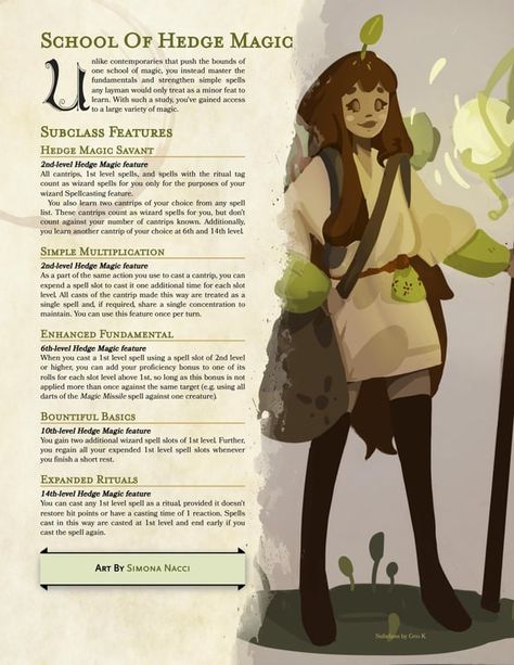 Wizard 5e, Dnd Wizard, Character Tropes, D D Classes, Witch Characters, Dnd Races, Dnd Classes, D D Character Ideas, Dnd 5e Homebrew