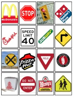 When entering the unit of American Symbols I start off with tangible symbols that these kiddos are use to. SADLY they are extremely over ex... Environmental Signs, Traffic Symbols, Prek Literacy, Environmental Print, Railroad Crossing, Signs And Symbols, Preschool Language, Community Signs, Crossing Sign