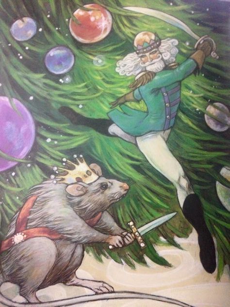 The Nutcracker- The Nutcracker and the Mouse King Rebecca Guay, Nutcracker And The Mouse King, The Mouse King, Jane Yolen, Rat King, Mouse King, Sugar Plum Fairy, King Art, The Nutcracker