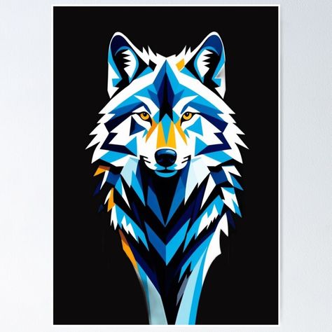 Get my art printed on awesome products. Support me at Redbubble #RBandME: https://www.redbubble.com/i/poster/Wolf-abstract-two-by-BubbleTextBox/159098064.LVTDI?asc=u Wolf Poster, Nature Posters, Animal Posters, Abstract Poster, Sale Poster, Science Poster, Stranger Things Fanart, Poster Design, My Art