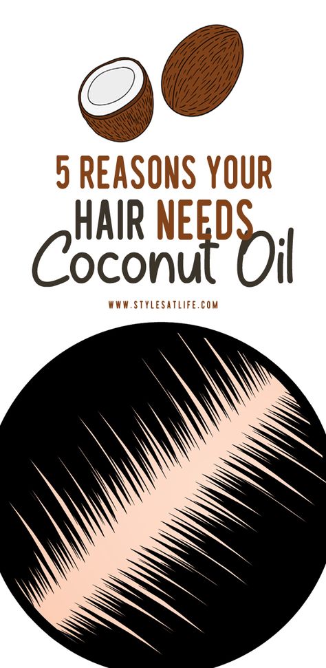 There are several widespread benefits of using coconut oil for hair #coconutoilhair #haircareoil Coconut Oil For Hair, Coconut Oil Mask, Coconut Oil Hair Growth, Apply Coconut Oil, Diy Coconut Oil, Coconut Benefits, Coconut Oil Hair Mask, Coconut Oil For Face, Coconut Hair