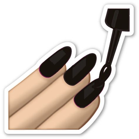 13 Emojis All Goths Need Nail Emoji, Tumblr Png, Aesthetic Nail, Makeup Stickers, Aesthetic Collection, Digital Communication, Emoji Party, Nail Polish Stickers, Tumblr Stickers