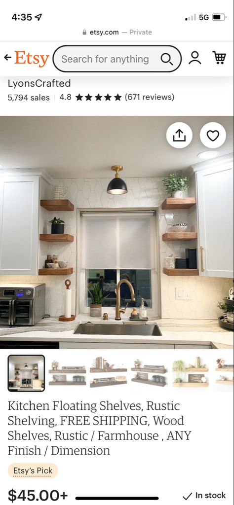 Floating Shelves By Kitchen Sink, Light Above Shelves, Over The Kitchen Sink Light, Kitchen Lights Above Sink, Above The Sink Lighting Kitchen, Ceiling Light Above Kitchen Sink, Shelving Above Kitchen Sink, Floating Shelves Above Kitchen Sink, Light Fixture Above Kitchen Sink