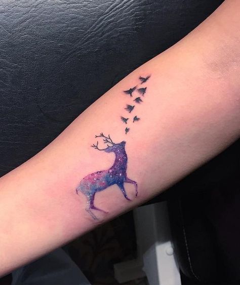 45 Inspiring Deer Tattoo Designs | Cuded Hirsch Tattoo Frau, Deer Tattoo Designs, Stag Tattoo, Deer Tattoo, Tattoo Zeichnungen, Muster Tattoos, Diy Tattoo, Elephant Tattoos, 1 Tattoo