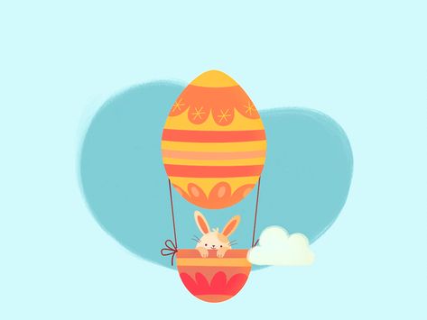 Easter Gifs Instagram, Easter Animation, Gif Easter, Jumat Agung, Happy Easter Gif, Simple Animation, Gif Illustration, Easter Frame, Frame By Frame Animation