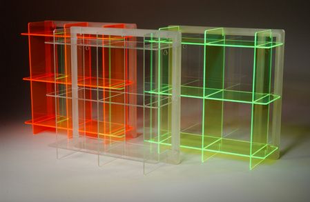 neon display boxes/cube/ shelving units Grid Cube Display, Soup Cubes, Neon Shelves, Neon Box Design Ideas, Mirror Cube Display, Neon Acrylic Shelves, Diy Murals, Acrylic Floating Shelves, Acrylic Cube Display