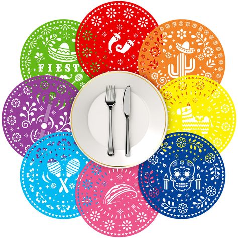 PRICES MAY VARY. Copious Fiesta Placemats for a Grand Fiesta: package has 56 pcs Fiesta place mats in 8 designs, ensuring you have an ample supply of delightful table mats fitting for your grand Mexican fiesta; Whether you're hosting a small gathering or a large party, these placemats can cater to your needs while also saving you time on tableware decor and cleaning up Enrich Your Fiesta with Vibrant Fiesta Placemats: these fiesta paper place mats incorporate a lively Mexican theme, undoubtedly Mexican Party Centerpiece Ideas, Mexican Theme Centerpieces Ideas, Cactus Pinata, Fiesta Engagement Party, Encanto Wedding, Mexican Sugar Skulls, Mexican Papel Picado, Mexican Cake, Fiesta Party Supplies