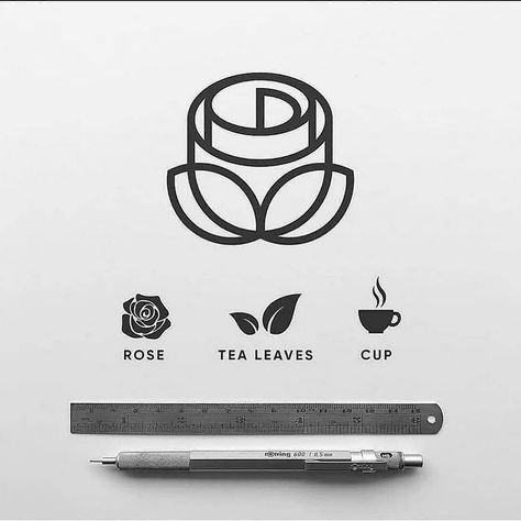 👑Logo Designers Club 👑 on Instagram: “Rose + Tea Leaves + Cup ​. ​Awesome work by @made.by.james . . . Looking for a logo or an identity for your company? Just tap the link in…” Cup Logo Design, Tea Club, Tea Logo, Cup Logo, Design Podcast, Logo Process, Design Your Own Logo, Book Design Layout, Album Cover Design