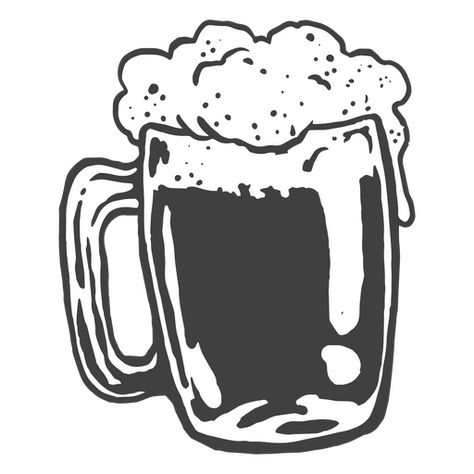 Drawing of a beer glass with a lot of foam    PNG Design T-shirt Design Illustration, Beer Glass, Create T Shirt, Png Design, Svg Design, Png Image, T Shirt Design, Shirt Design, Design Ideas