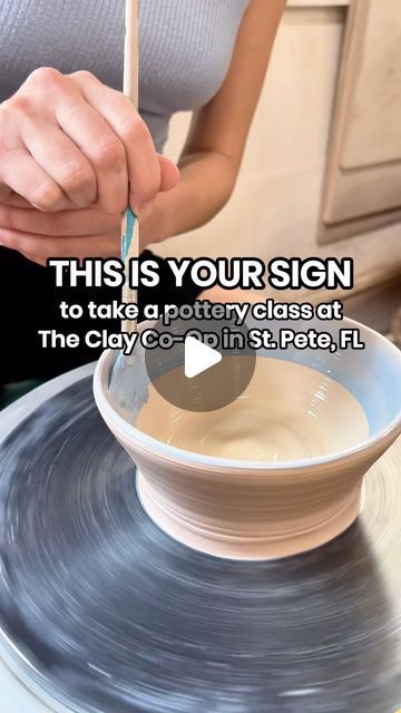 I Love The Burg - St. Pete on Instagram: "This is your sign to take a pottery class at @theclayco_op 🏺✨

They offer intro to pottery classes, date nights, hand building classes, and 6-8 week workshops where you can dive deeper into the world of clay.

📍2724 6th Ave S

🔗 Book a class at claycoopstpete.com

Formerly known as Charlie Parker Pottery, new owners (and a student of Parker’s) Gigi and Bo have evolved the space into The Clay Co-Op. They now have almost 50 studio members." Charlie Parker, Hand Building, Pottery Classes, Date Nights, A Student, A Class, Take A, Building, Instagram