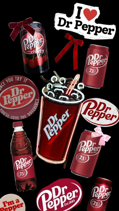 DR PEPPER Dr Pepper Sticker, Dr Pepper Birthday Party Ideas, Dr Pepper Wallpaper, Dr Pepper Aesthetic, Doctor Pepper, Coca Cola Poster, Best Drink, Dragon Puppet, Cute Lazy Outfits