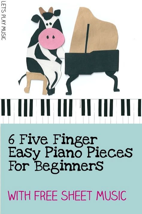 Simple Piano Sheet Music For Beginners, Easy Piano Songs For Beginners With Numbers, Easy Sheet Music For Piano, Beginner Sheet Music, Piano Notes For Beginners, Learn Piano Beginner, Practice Piano, Lets Play Music, Beginner Piano Lessons