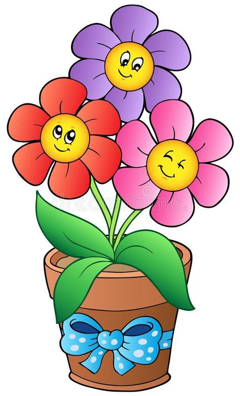 Flowers Cartoon, Flower Cartoon, Cartoon Flower, Flowers Vector, 카드 디자인, Cartoon Flowers, Flower Clipart, Art Drawings For Kids, Cartoon Images