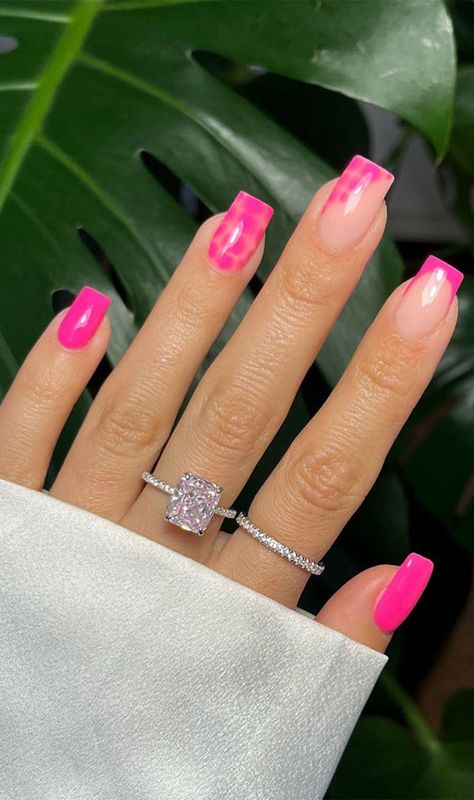 pink nails, light pink nails, pink nude nails, pink nails designs, pink nail ideas, hot pink nails, pink nail colors, pick n mix pink nails Nail Ideas Hot Pink, Pink Nude Nails, Y2k Acrylic, Pink Nail Ideas, Dark Pink Nails, Pink Nail Art Designs, Bedroom Inspirations Minimalist, Nails Y2k, Fall October