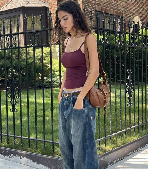 00s Mode, Tank Top Outfits, Outfit Inspo Casual, Mode Inspo, Downtown Girl, Swaggy Outfits, Fall Fits, Fits Inspo, Outfit Look