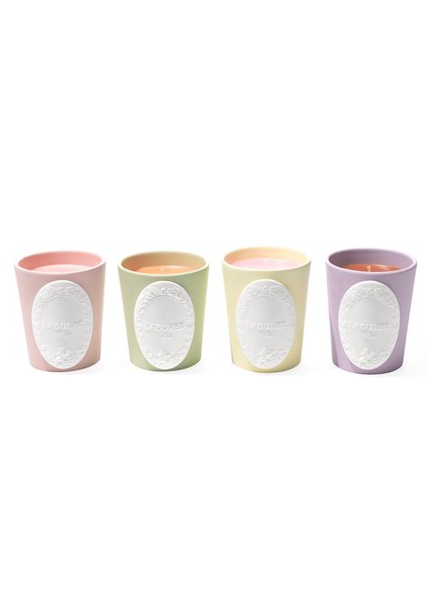 Laduree Candles Laduree Makeup, Beeswax Recipes, China Pot, Candle Ideas, Elegant Candles, French Bakery, Pretty China, Scent Diffuser, Home Scents