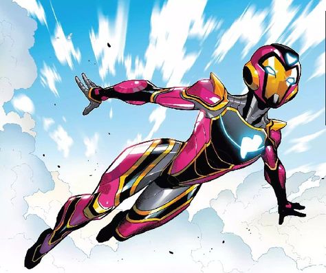 Ironheart Iron Heart Comic, Ironheart Marvel, Riri Williams Ironheart, Iron Heart Marvel, Iron Man Artwork, Riri Williams, Marvel Young Avengers, Chibi Marvel, Dc Comics Women