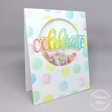 Shaker Cards Tutorial, Catherine Pooler, Rainbow Card, Handmade Project, Interactive Cards, Cricut Cards, Kids Birthday Cards, Hello Sunshine, Shaker Cards