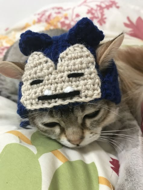 Patricia, known on Etsy as OonaPatternsEtc, creates cute cat hats. Most of them are crocheted but others require more work and adding some knitted elements. So far her shop has made more than 5K sales, and her happy customers have left over 700 reviews. OonaPatternsETC is a 5-star seller and people love her creativity and handmade goods. Kitten Area Ideas, Hats For Cats, Adoption Photography, Kitten Heels Outfit, Cat Hat Pattern, Cat Hats, Princess Hat, Funky Hats, Desain Editorial