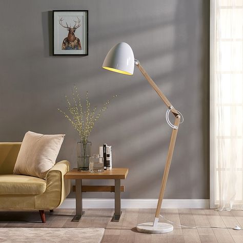 Wooden Floor Lamp, Best Desk Lamp, Wooden Floor Lamps, Unique Floor Lamps, Reading Lamp Floor, Task Floor Lamp, Contemporary Floor Lamps, Cool Floor Lamps, Wooden Floor