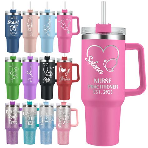 Personalized Yeti Tumbler, Yeti Tumbler Personalized Vinyl Decals, Cheer Cups Personalized Tumblers, Name On Yeti Cup Personalized Tumblers, Stanley Products, Initial Tumbler Monograms, Maybe In Another Life, Work Anniversary, Bottle Charms