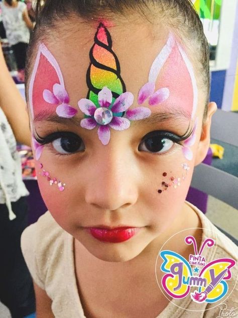 Cat Face Painting, Face Painting Ideas For Kids, Face Painting Halloween Kids, Face Painting Unicorn, Kitty Face Paint, Animal Face Paintings, Painting Ideas For Kids, Face Painting Ideas, Girl Face Painting