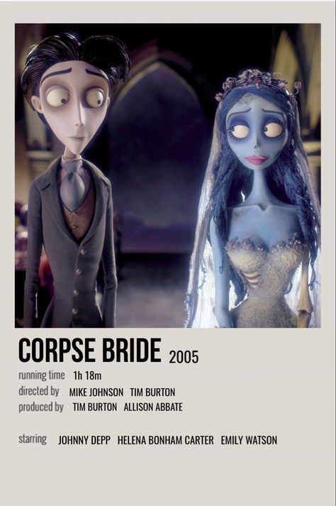 Lavendersorrows Template, Caroline Tim Burton, Corpse Bride Movie, Tim Burton Johnny Depp, The Corpse Bride, Indie Movie Posters, Series Posters, Pic Aesthetic, Iconic Movie Posters