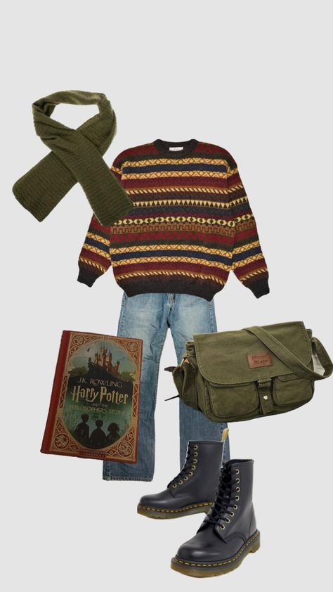 Harry Potter inspired outfits #harrypotter #fallfashion #outfit #collages Harry Potter Inspired Outfits, Harry Potter Outfit, Outfit Collages, Harry Potter Outfits, Harry Potter Aesthetic, Inspired Outfits, Autumn Outfit, Aesthetic Outfits, Aesthetic Clothes