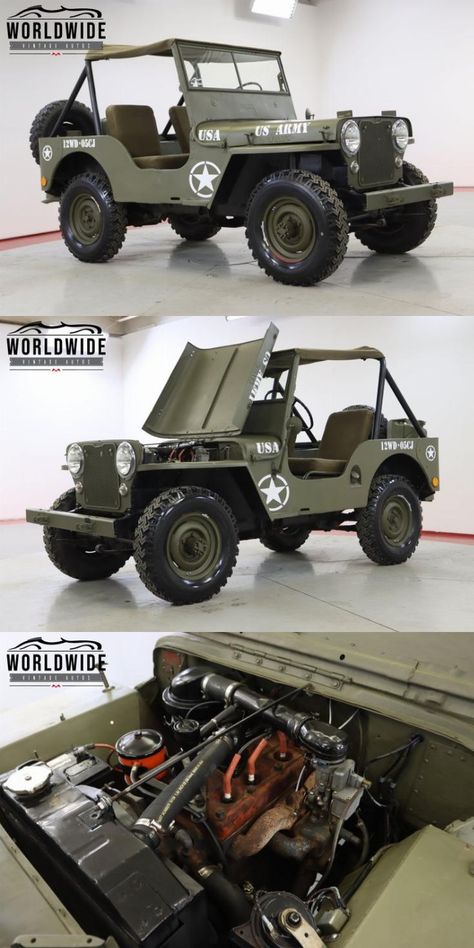 1948 Jeep Willys Cj 2A Jeep Cj7 For Sale, Jeep Stickers, Army Usa, Jeep Decals, Military Jeep, Willys Mb, Classic Car Restoration, Jeep Cj7, Jeep Cj5