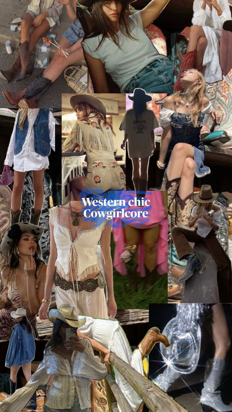 Western cowgirl chic, equestrian core, horse girl aesthetic, cowgirl, western, midwest, denim and cotton, boots and hats Cowgirl Core, Horse Girl Aesthetic, Aesthetic Cowgirl, Cowgirl Aesthetic, Cowgirl Chic, Western Chic, Cycling Fashion, Cowgirl Western, Western Cowgirls