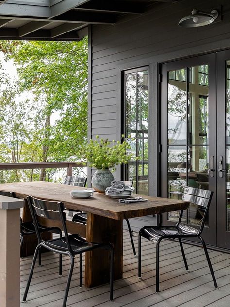 Ore Studios designed this spectacular Washington coast refuge with enviable views of Skagit Bay and Whidbey Island. Pacific Northwest Style, Washington Coast, Off White Walls, The Door Is Open, Stone Flooring, Architectural Elements, Interior Design Studio, White Walls, Pacific Northwest